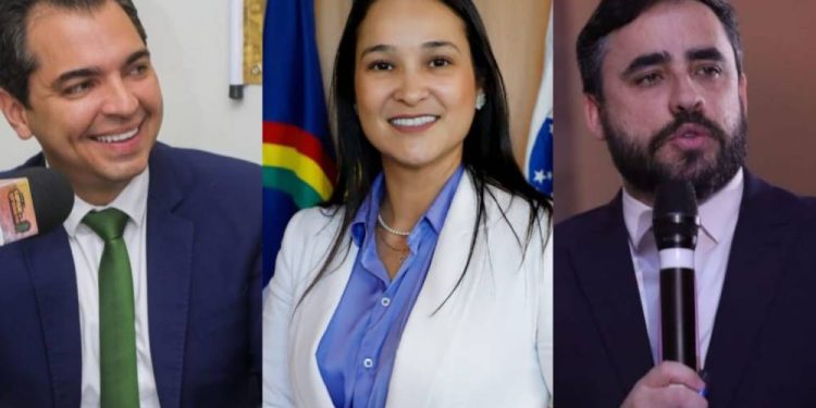 Fernando Santos, Ingrid Zanella e Almir Reis