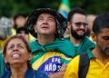 Apoiadores do presidente Jair Bolsonaro durante evento