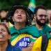 Apoiadores do presidente Jair Bolsonaro durante evento