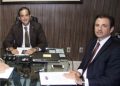 O conselheiro Ronnie Duarte (esq.) e o presidente Fernando Lins que "operaram" a trama