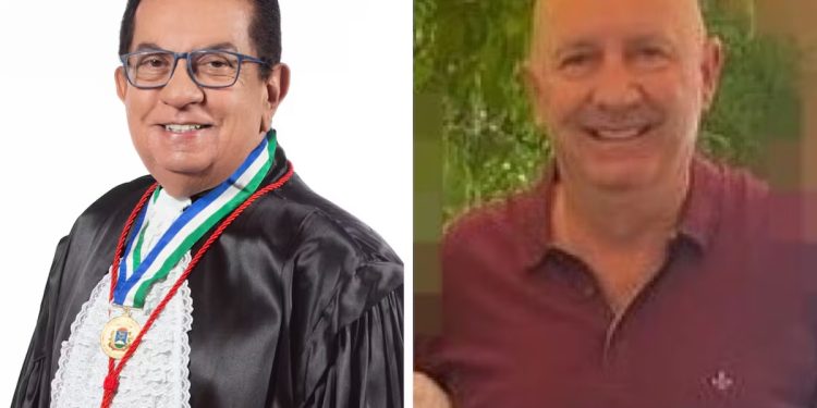 O desembargador Sebastião de Moraes Filho e o advogado Roberto Zampieri (falecido) Foto: TJMT e Arquivo Pessoal