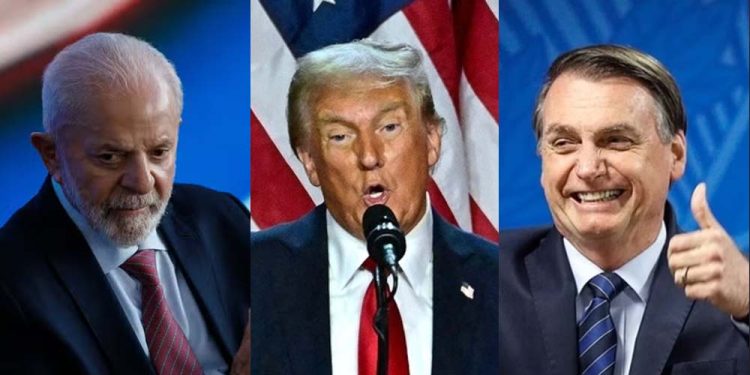 Lula, Donald Trump e Bolsonaro