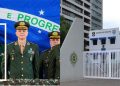 Tenente Hildernardo (no destaque) ao lado do General Duarte, Chefe do Estado Maior do Comando Militar do Nordeste