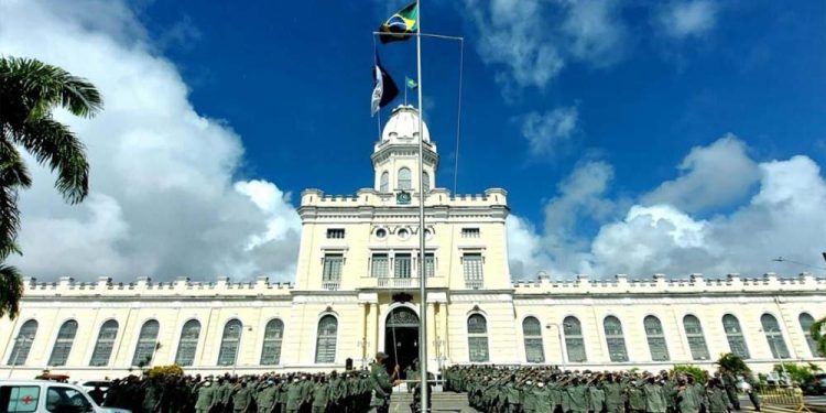 Sede da Polícia Militar de Pernambuco, no Recife
