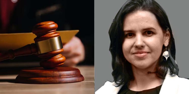 Juíza federal Pollyana Falcão Brito (à dir.)