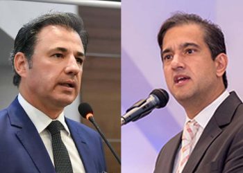 Os advogados Fernando Ribeiro Lins (esq) e Ronnie Duarte (dir.)