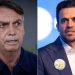 O ex-presidente Jair Bolsonaro (PL) e o coach Pablo Marçal (PRTB)