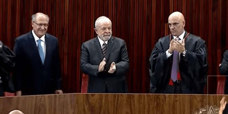 Geraldo Alckmin, Lula e Alexandre de Moraes