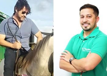 O médico Marlus Florentino (esq.) e o dono da LP Saúde, Rodrigo Tavares (dir.)