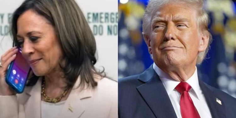 Kamala parabeniza rival e Trump declara 'era de ouro'