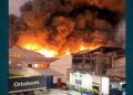 Corpo de Bombeiros Militar de Pernambuco atende ocorrência de incêndio durante a madrugada