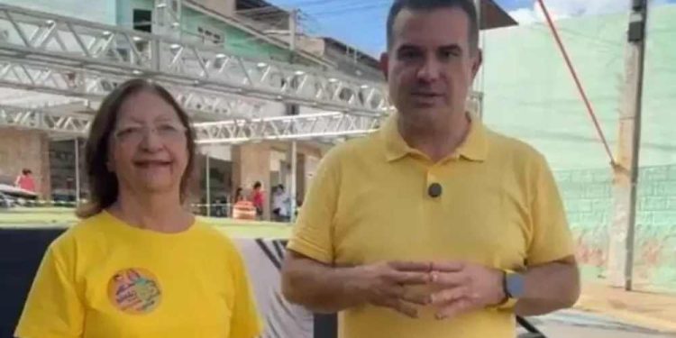 Tereza Cristina Pequeno (PSB) e seu filho Simão Pedro Alves Pequeno (PSD)