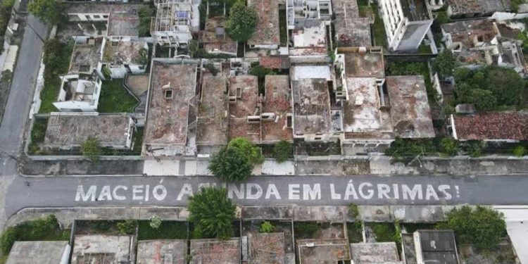 Muitos bairros em Maceió tiveram que ser desocupados por conta dos problemas da Braskem