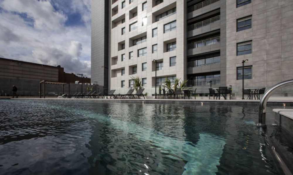 Piscina do edifício Platina em Tatuapé