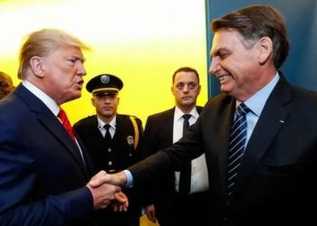 Donald Trump e Jair Bolsonaro, nos EUA