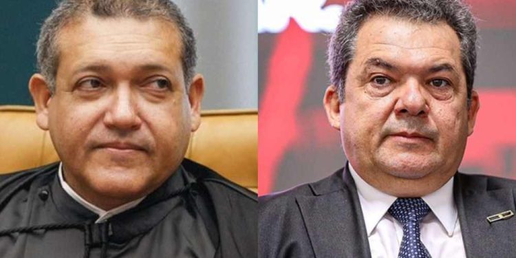 O ministro do STF, Cássio Nunes Marques e o desembargador federal Carlos Augusto Pires Brandão