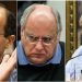 Empresário Marcelo Odebrecht (à esq.);ex-direto da Petrobras João Vaccari Neto (centro); ex-tesoureiro do PT Renato Duque (à dir.)