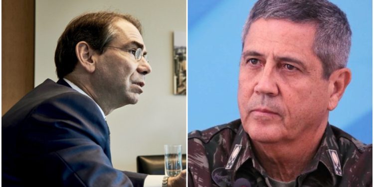 Ex advogado do petista, José Dirceu, vai defender Braga Neto (à dir.) no inquérito do "golpe"