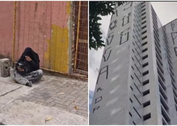 Os pichadores foram capturados pelos policiais