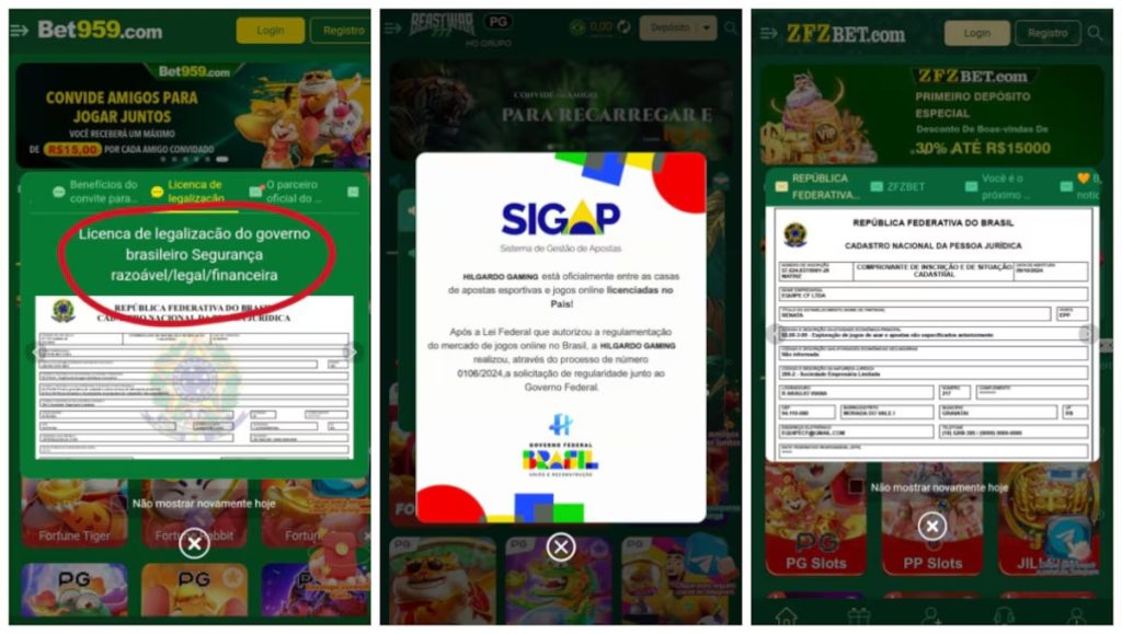 ‘Bets chinesas’ usam laranjas e certificados falsos do Governo para conseguir dar golpe com ‘Tigrinho’