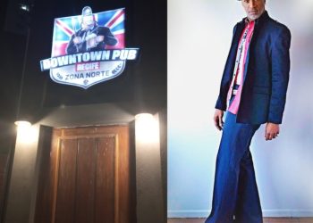 Karl Dixon músico e cantor americano (à dir.)