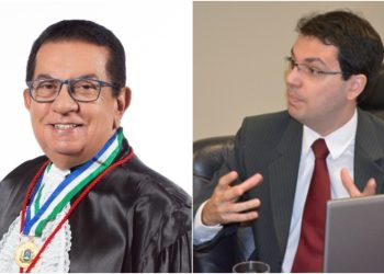 Rodrigo Vechiato (à dir.) é assessor do desembargado do Mato Grosso, Sebastião de Moraes Filho