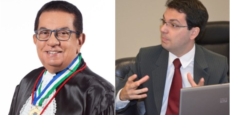 Rodrigo Vechiato (à dir.) é assessor do desembargado do Mato Grosso, Sebastião de Moraes Filho