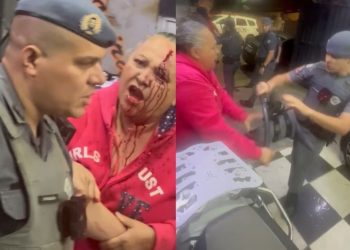 A supervisora Lenilda Messias, 63, foi agredida durante abordagem