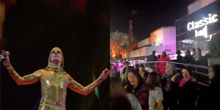 Espetáculo, em si, foi lindo, apesar dos graves problemas logísticos