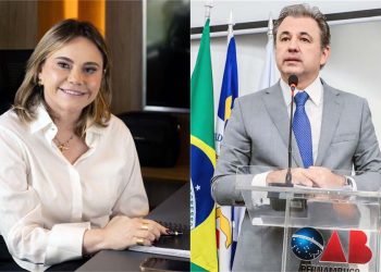 Os advogados Taciana de Castro e Fernando Lins