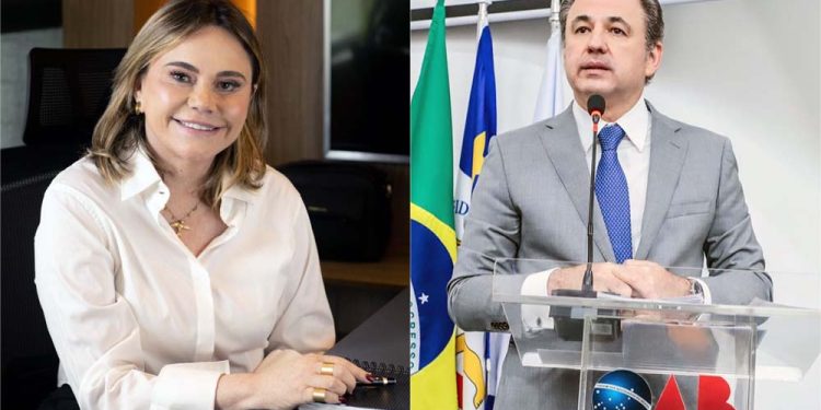 Os advogados Taciana de Castro e Fernando Lins