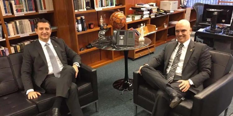 Rogério Galloro e Alexandre de Moraes