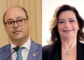 Os promotores Luís Sávio Loureiro e Rosemary Souto Maior de Almeida