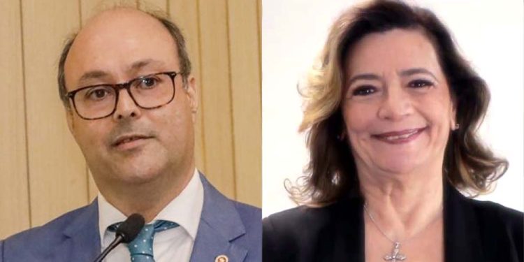 Os promotores Luís Sávio Loureiro e Rosemary Souto Maior de Almeida