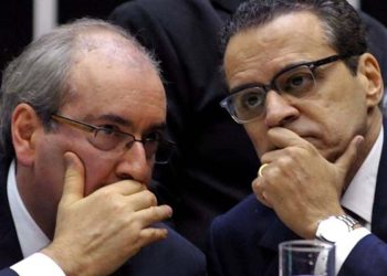 Eduardo Cunha (esq.) e Henrique Eduardo Alves (dir.)