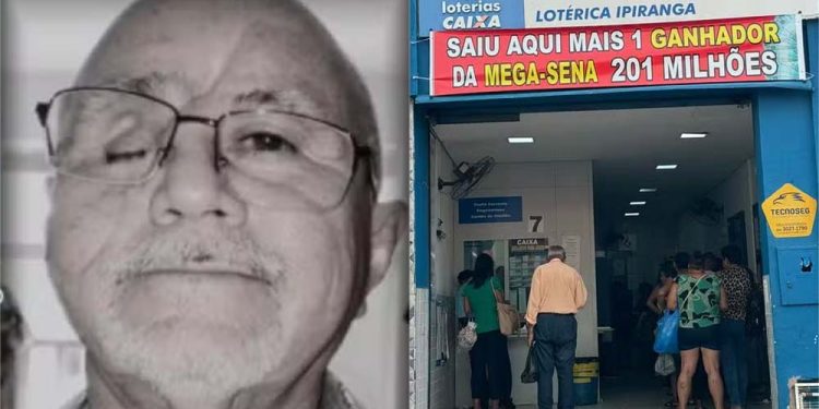 Antonio Lopes foi vencedor do sorteio 2.795 da Mega-Sena