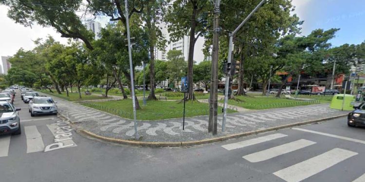 Praça de Casa Forte na zona norte do Recife