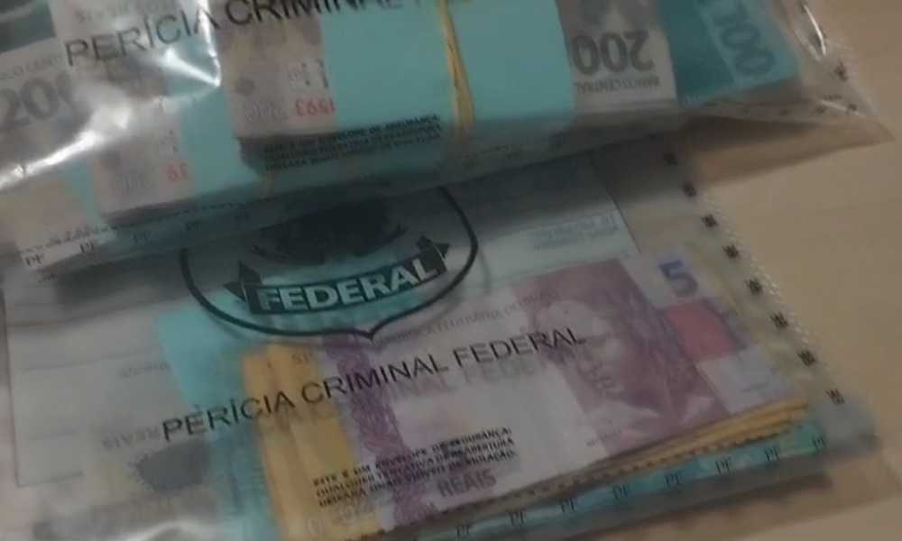 Dinheiro falso apreendido pela Polícia Federal