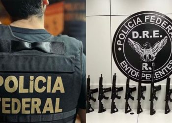 ustiça soltou, mas PF prende novamente: homem é flagrado com 11 fuzis no Complexo da Penha