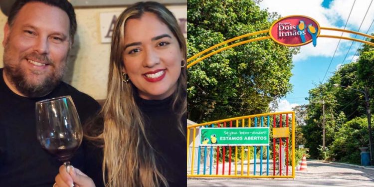 O deputado Wanderson Florêncio (Podemos) e a esposa Sávia Florêncio