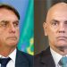 Ex-presidente Jair Bolsonaro (PL) e o ministro Alexandre de Moraes (STF)
