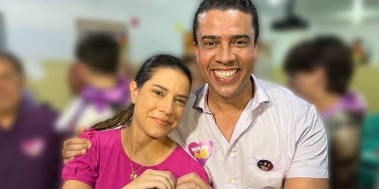 A governadora Raquel Lyra e o prefeito de Caruaru Rodrigo Pinheiro