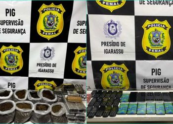 Entre as drogas apreendidas, havia maconha, crack e comprimidos alucinógenos