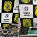 Entre as drogas apreendidas, havia maconha, crack e comprimidos alucinógenos