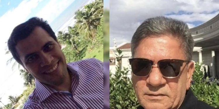 Carlos André Coelho, ex-prefeito de Santa Cruz da Vitória (BA) e o empresário Marcos Moura, conhecido como “Rei do Lixo"