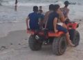 O flagra aconteceu na praia de Itamaracá