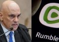 Ministro Moraes determinou o bloqueio da plataforma de vídeos Rumble em todo o território nacional