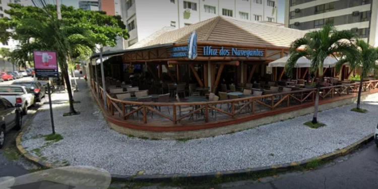 Imagem da fachada do restaurante Ilha dos Navegantes, em Boa Viagem, Zona Sul do Recife