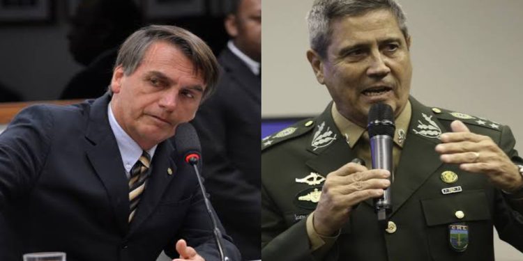 O ex-presidente do Jair Bolsonaro e o ex-vice-presidente, Braga Netto
