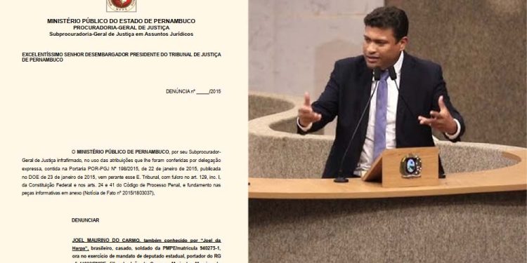 Joel da Harpa foi denunciado por falsificação pelo MPPE